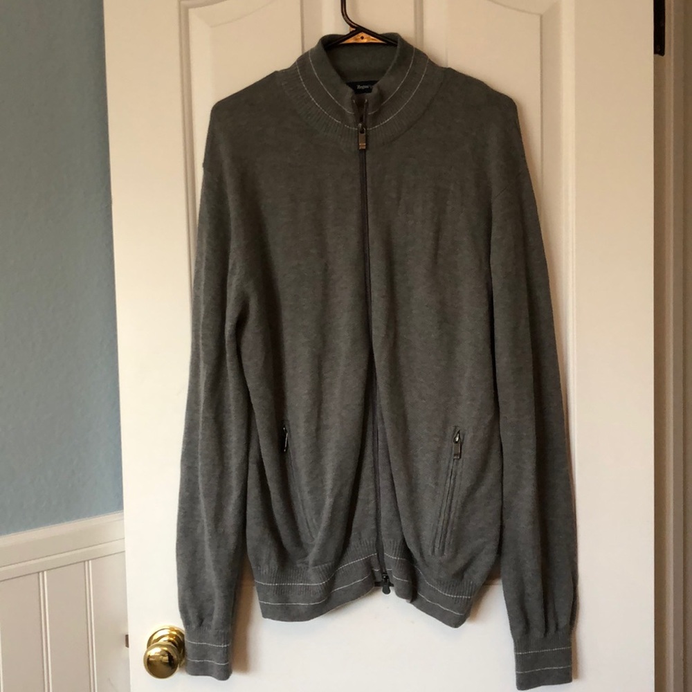Men’s Zegna Zip Up Sweater